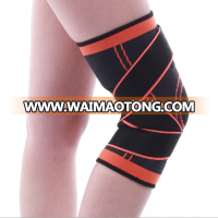 Comfort Straps Compression Knitting Knee Brace Support Sleeve For Pain Relief Products Sports Running Jogging Lifting