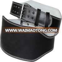 Gym Fitness Heavy Duty buffalo split Leather Weightlifting Belt