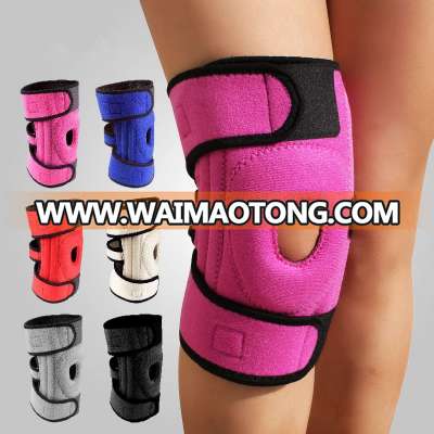 men and women extra thick breathable neoprene sleeve open patella stabilizer with adjustable strapping